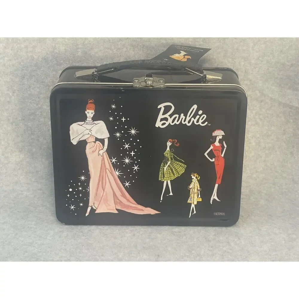 Barbie 100th Anniversary Lunch Box Thermos Special Edition 2004 RARE Box Only